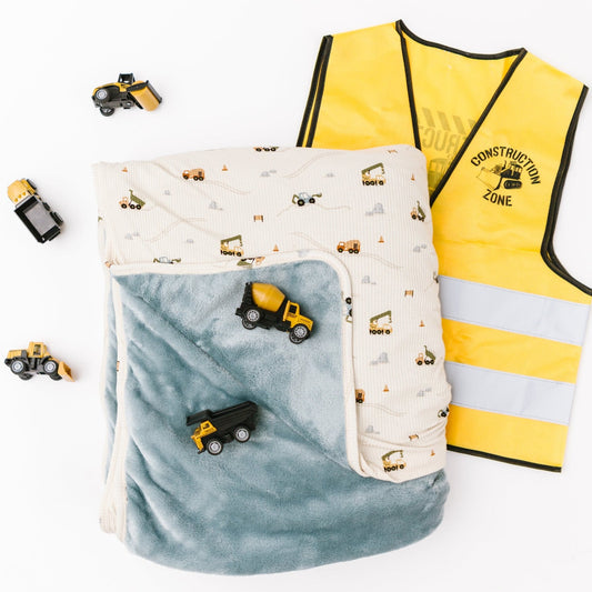 Construction Bamboo Plush Blanket