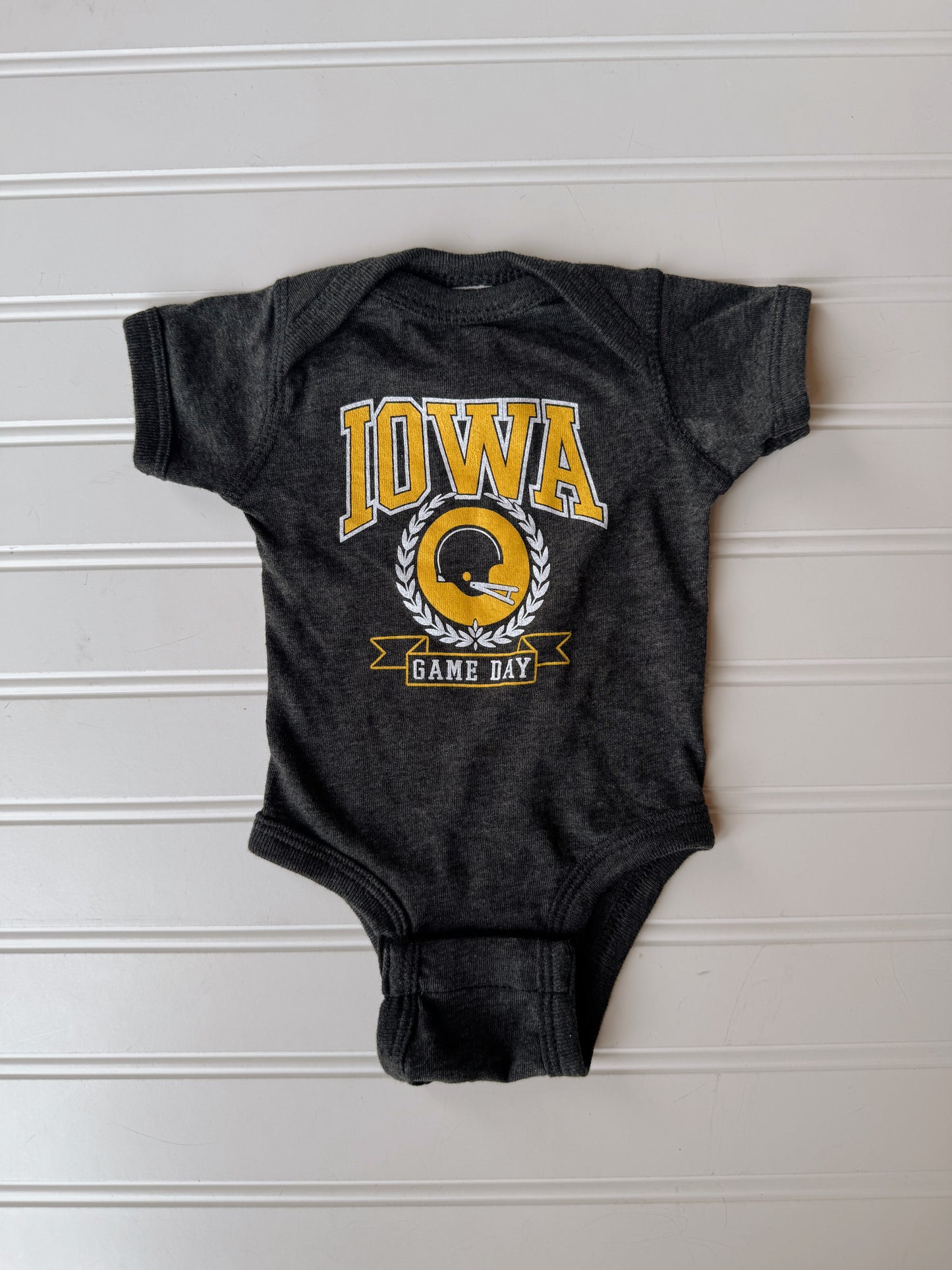 IOWA Game Day Bodysuit | Vintage Smoke