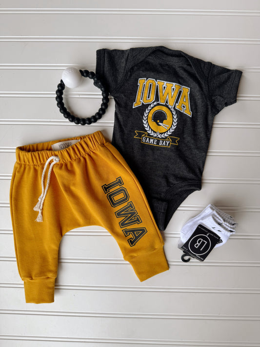 IOWA Game Day Bodysuit | Vintage Smoke