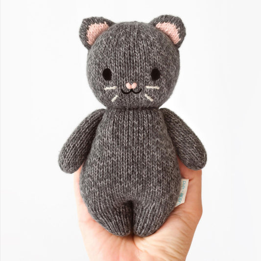 Baby Kitten in Charcoal | cuddle+kind baby animal