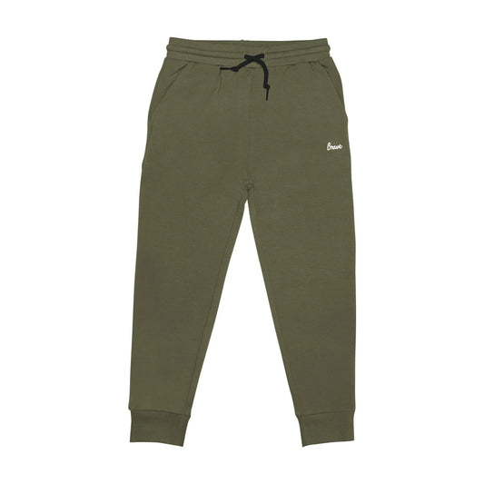 Bamboo French Terry Joggers | Beetle Olive