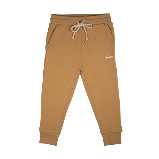 Bamboo French Terry Joggers | Camel