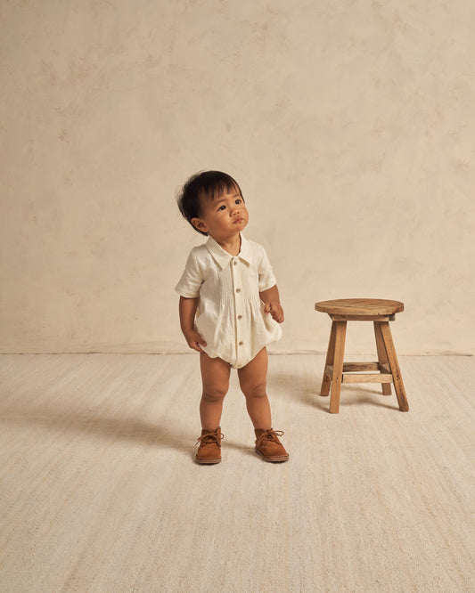 Henry Romper | White