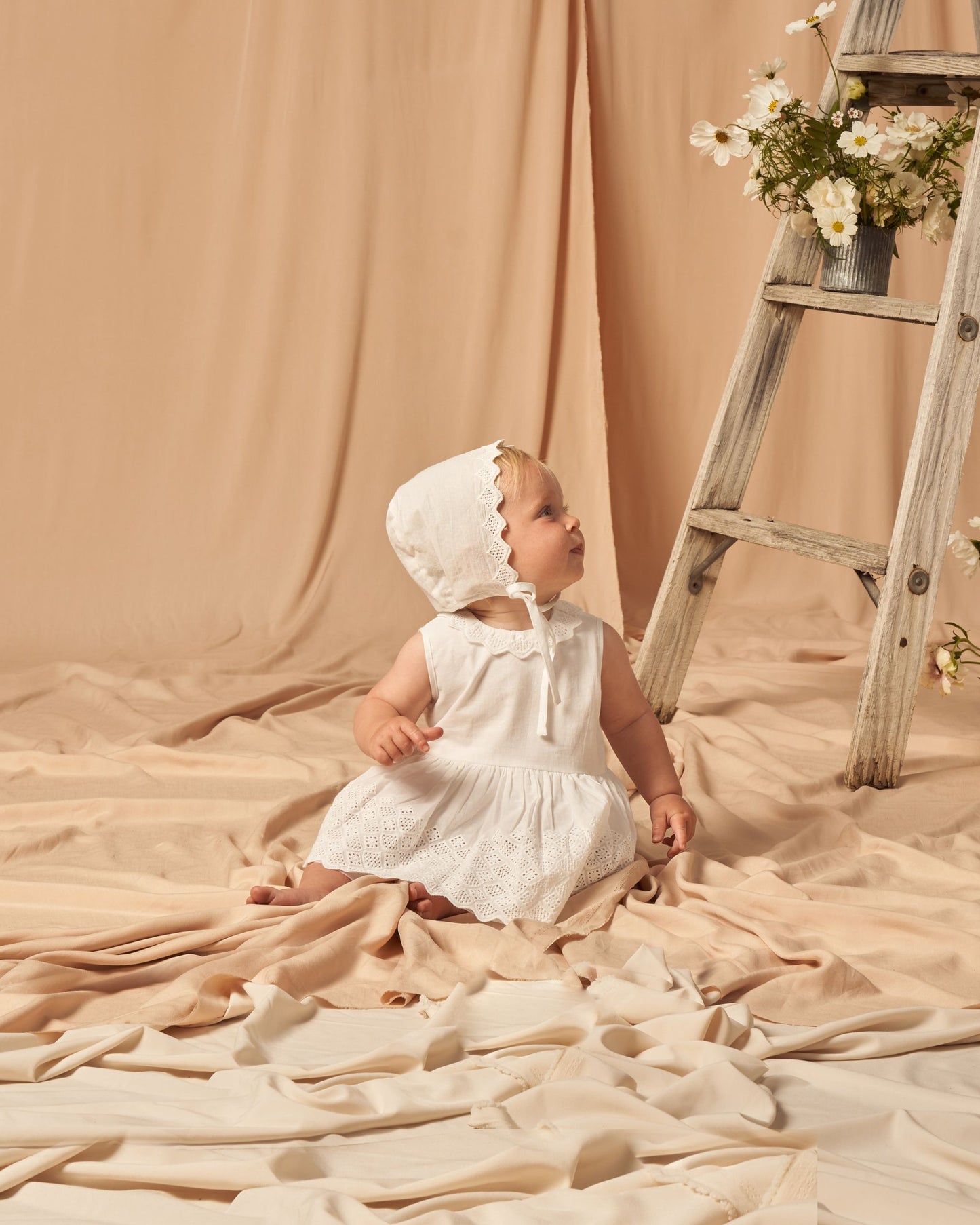 Georgia Romper | White