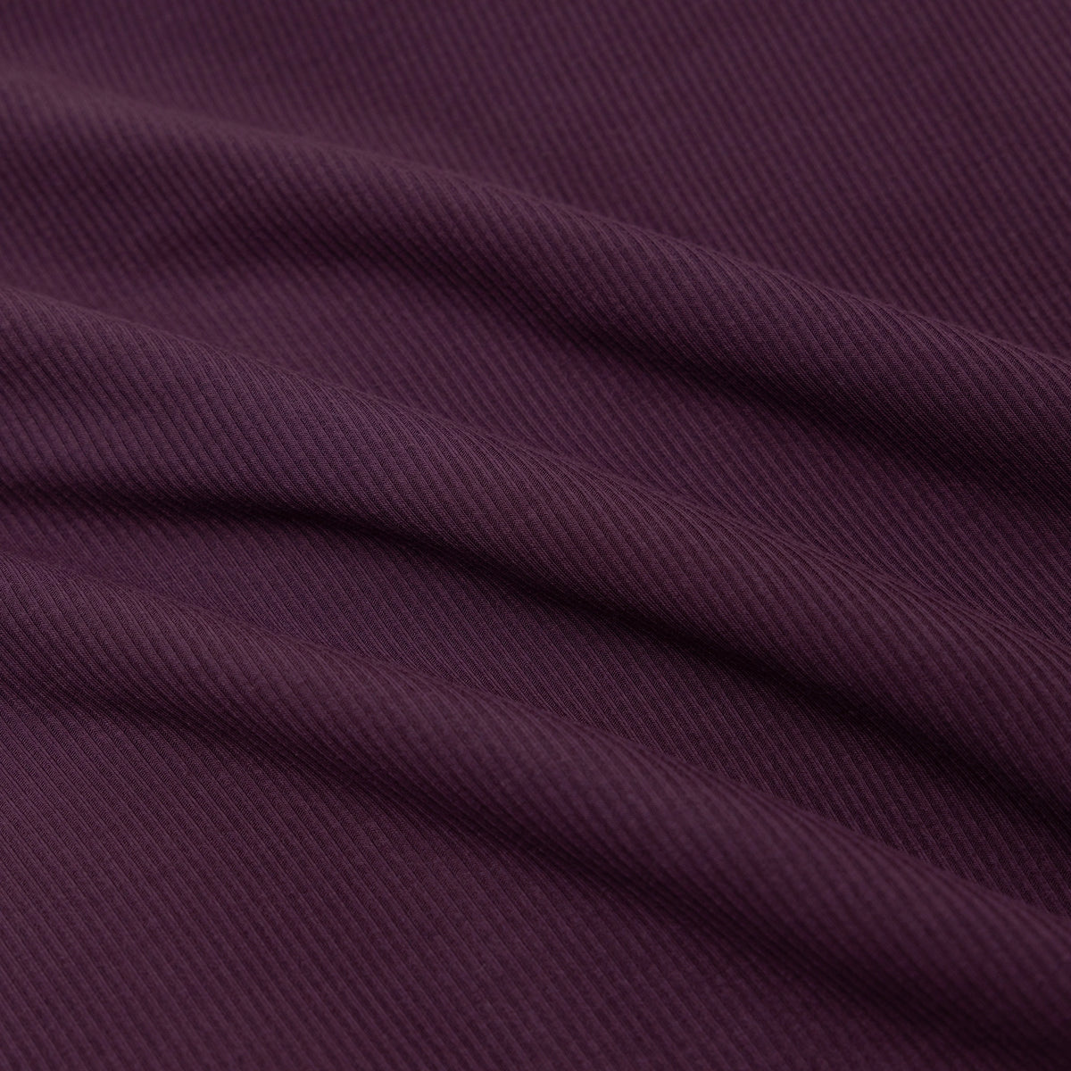 Ruffle Long Sleeve Dress | Mulberry (Small Ribbed)