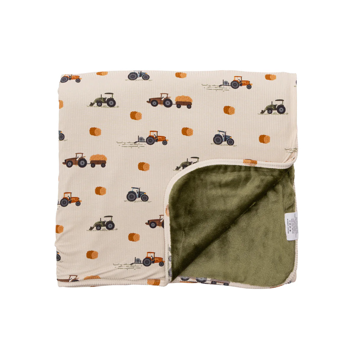 Tractors | Bamboo Plush Blanket