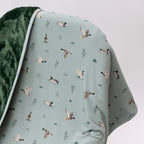 Mallards (Small Ribbed) | Bamboo Plush Blanket
