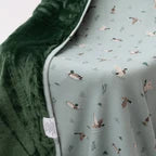 Mallards (Small Ribbed) | Bamboo Plush Blanket