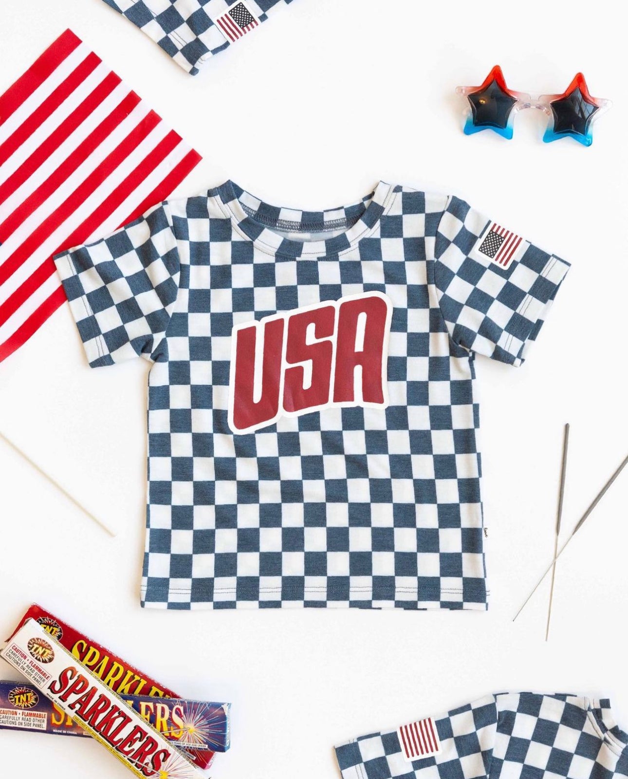 USA Checkered Bamboo Shirt