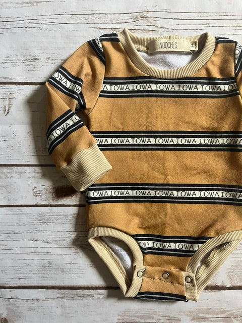 Vintage Stripe Bodysuit || Iowa