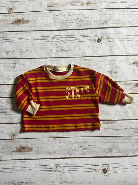 Boxy Long Sleeve || State Red