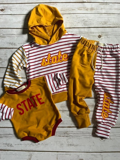 Oversized Romper || State Stripe