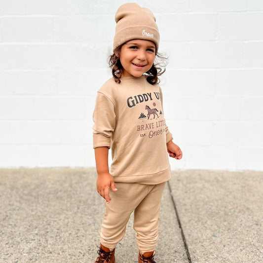 Bamboo French Terry Joggers | Pecan