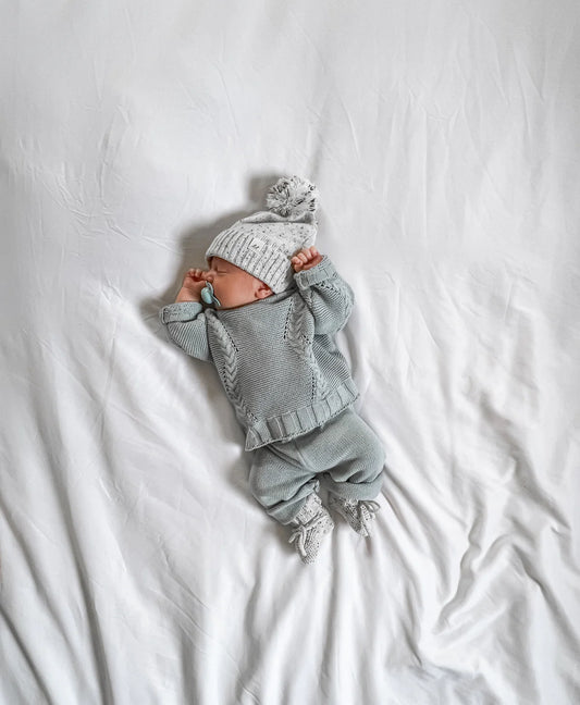 Luna + Luca Knit Pants | Frosty Blue