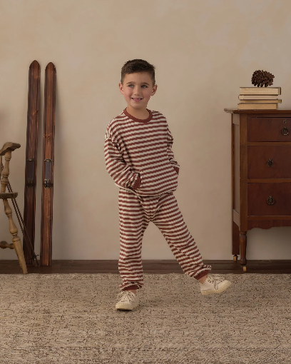 Relaxed Set | Brick Stripe