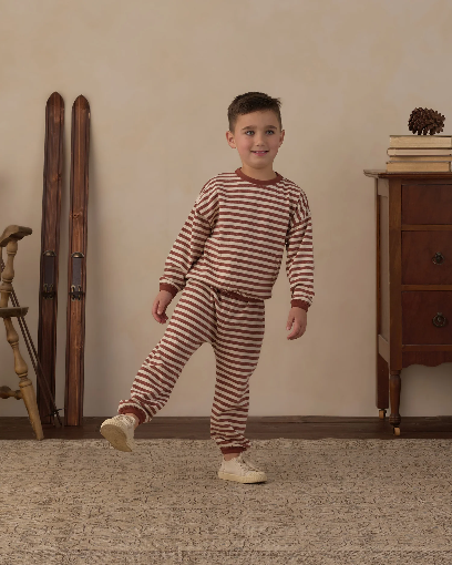Relaxed Set | Brick Stripe