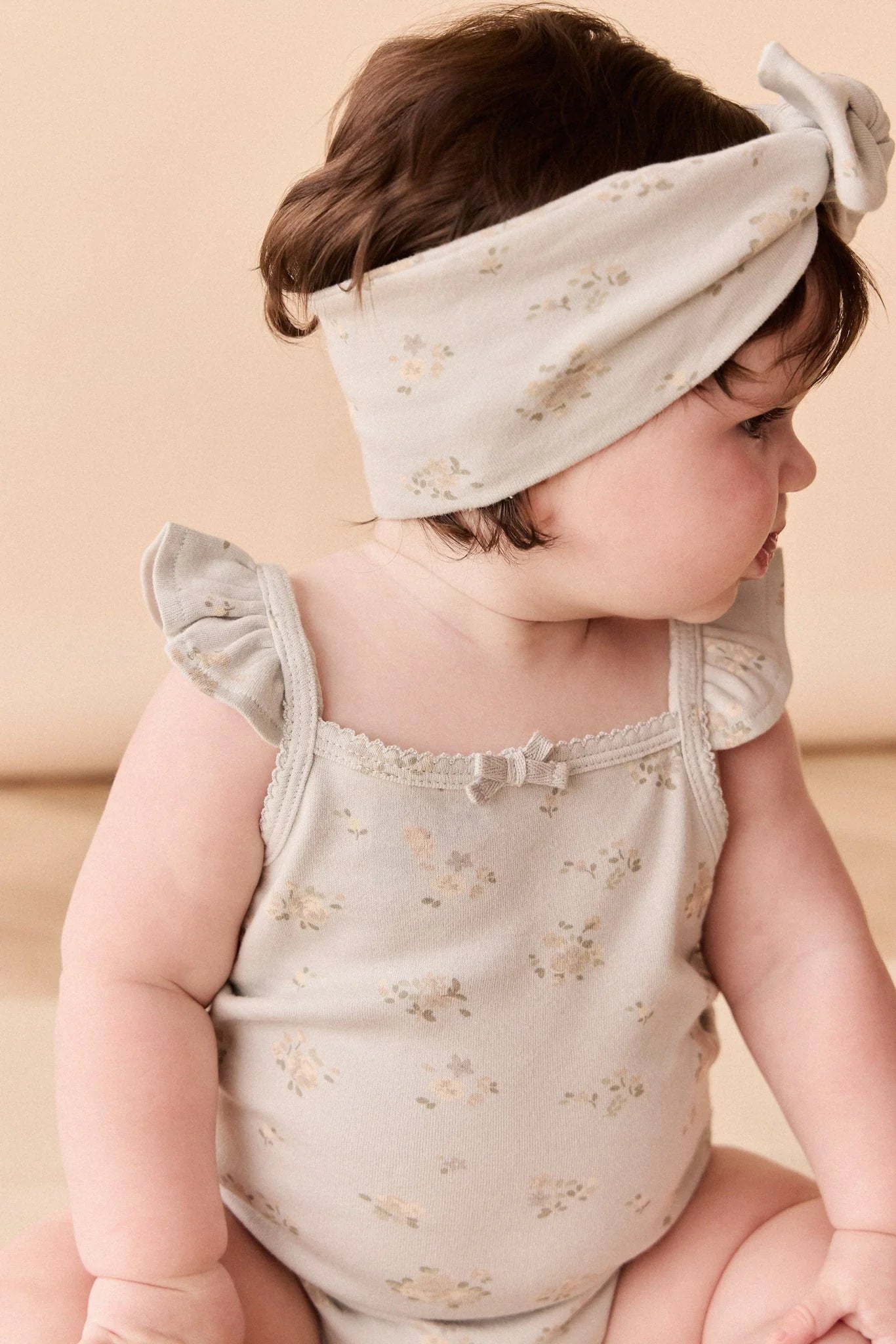 Organic Cotton Bettina Bodysuit | Petite Fleur Blue
