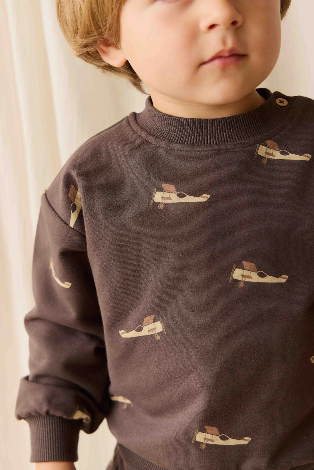Peyton Sweatshirt | Pilot Planes on Bistre