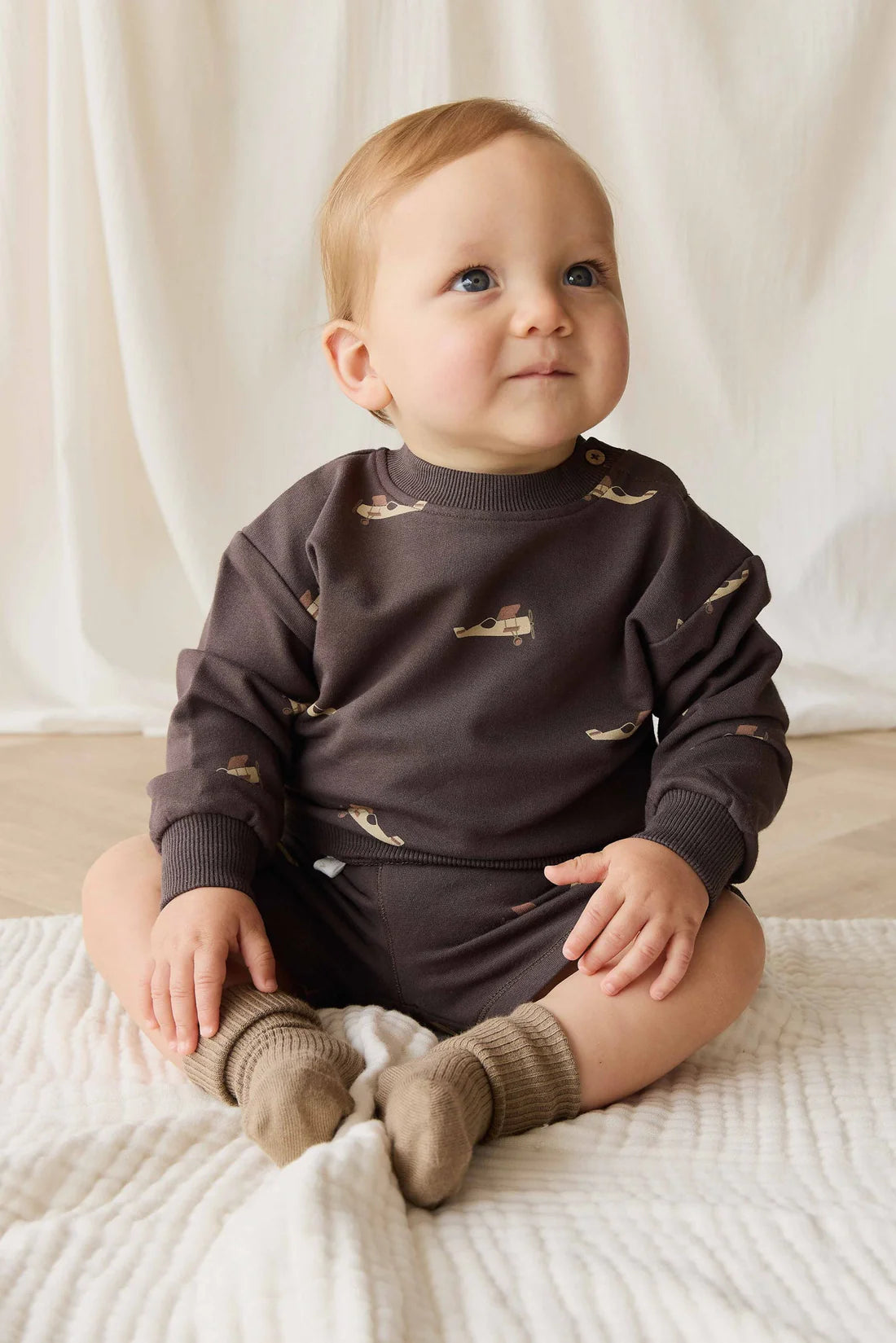 Peyton Sweatshirt | Pilot Planes on Bistre