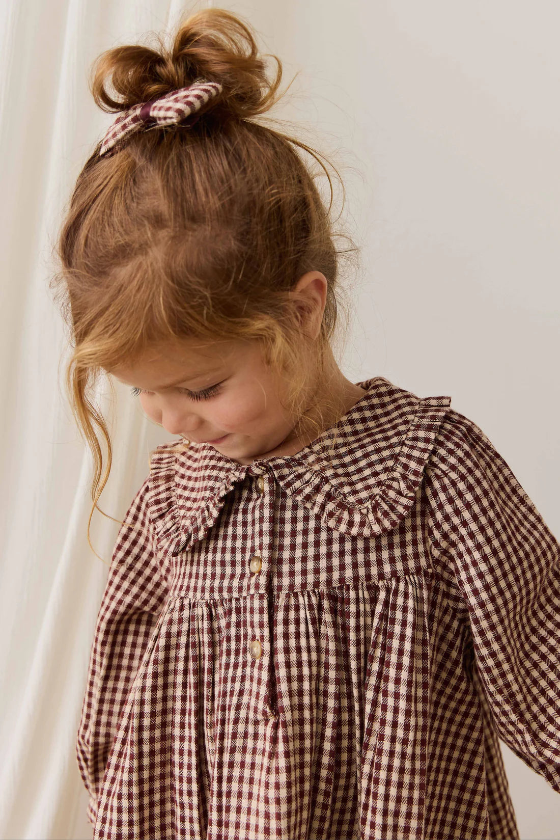 Ira Dress | Cinnamon Gingham