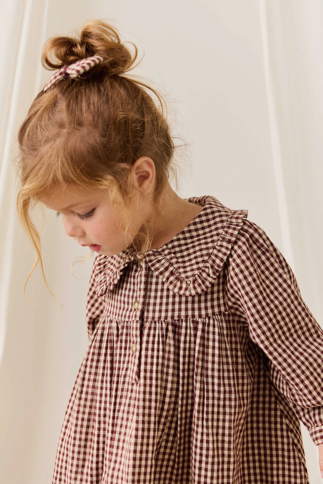 Ira Dress | Cinnamon Gingham