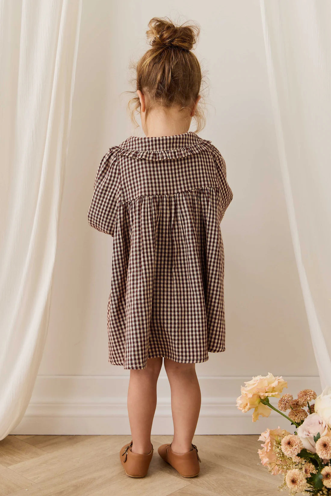 Ira Dress | Cinnamon Gingham