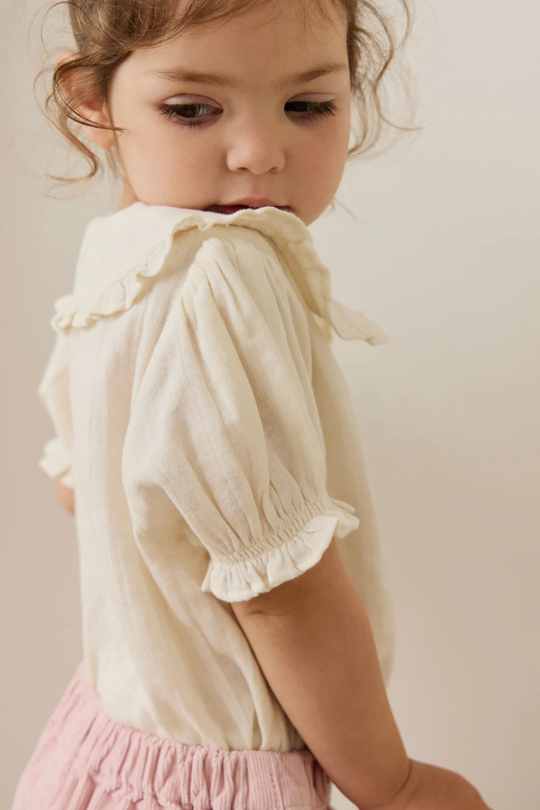 Muslin Bowie Blouse | Parchment