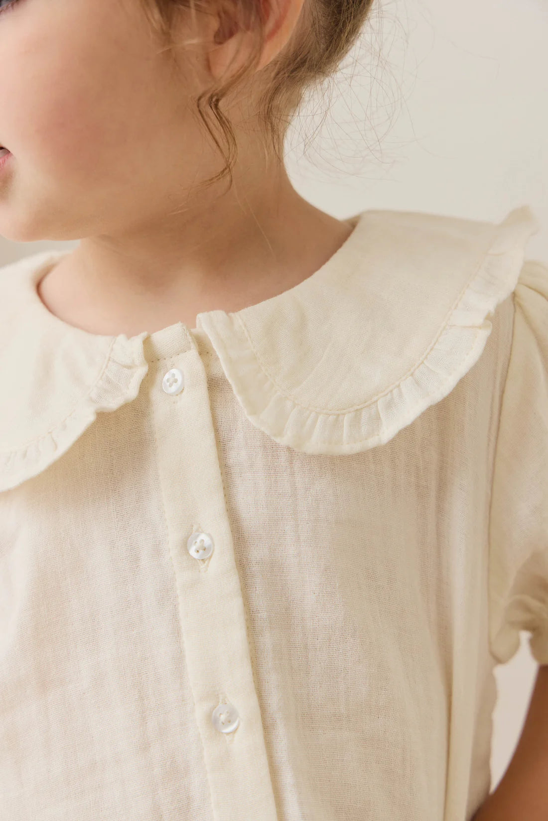 Muslin Bowie Blouse | Parchment