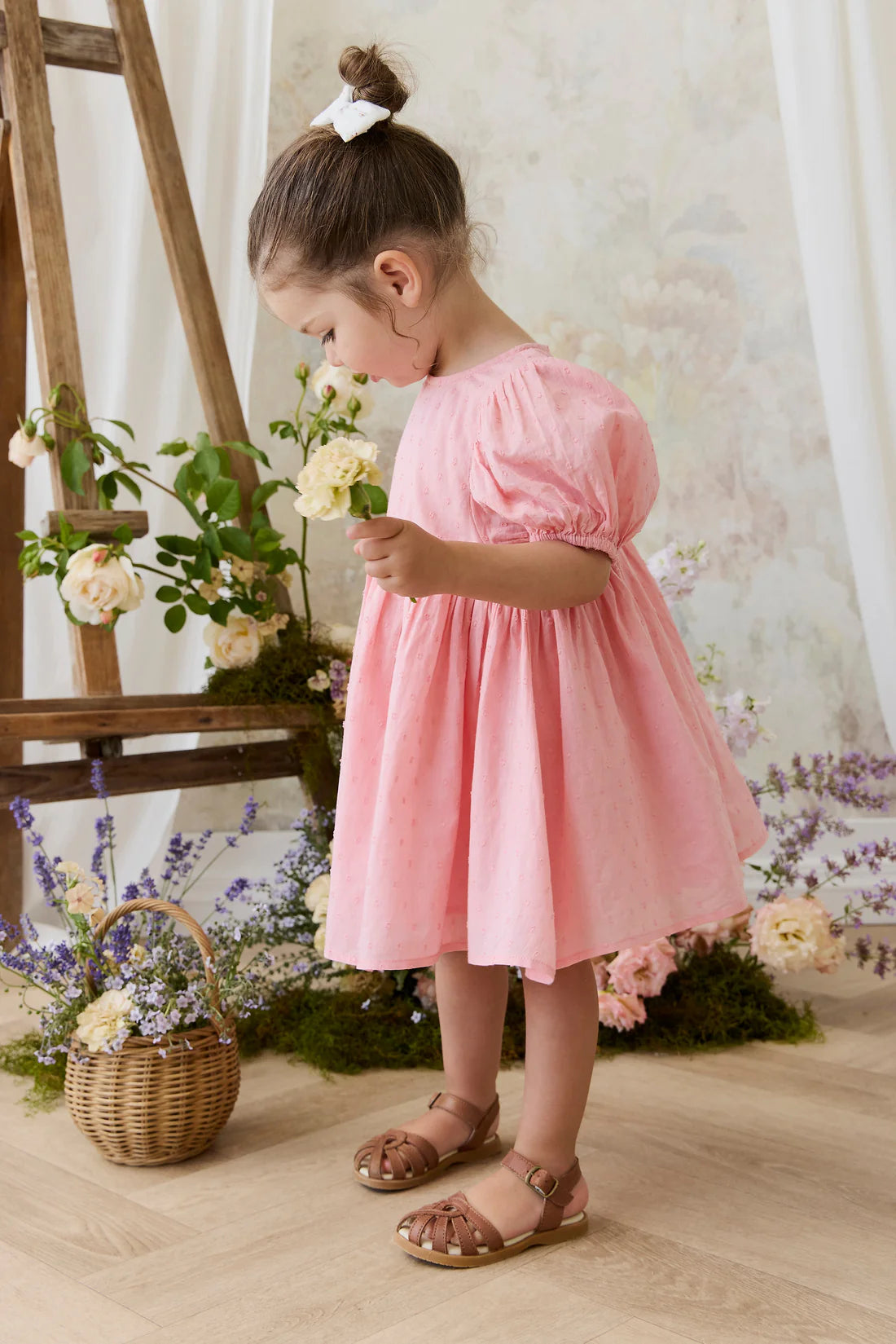 Frannie Dress | Swiss Pink