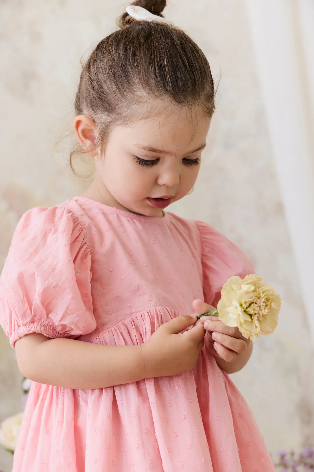 Frannie Dress | Swiss Pink