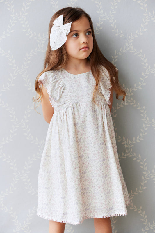 Organic Cotton Gabrielle Dress | Fifi Lilac