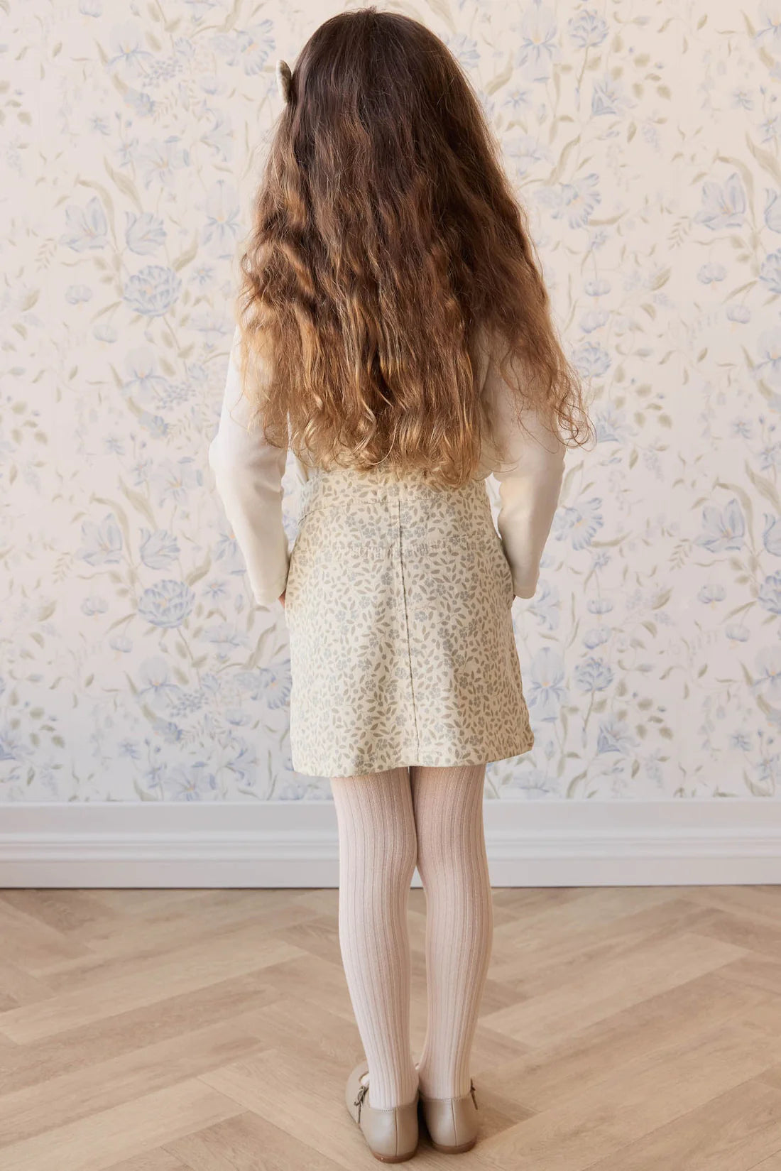 Vintage Overall Dress | Elodie Whisper White