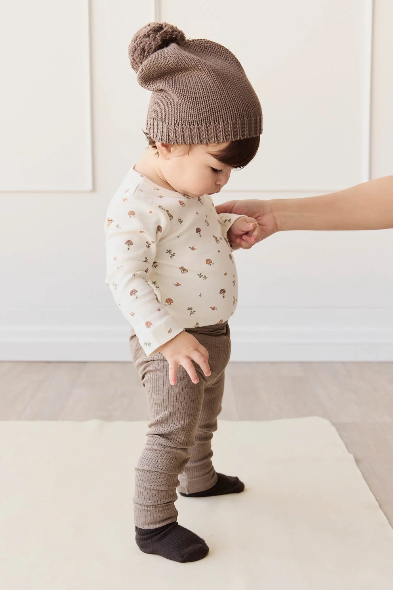 Organic Cotton Modal Everyday Legging | Brownie Marle