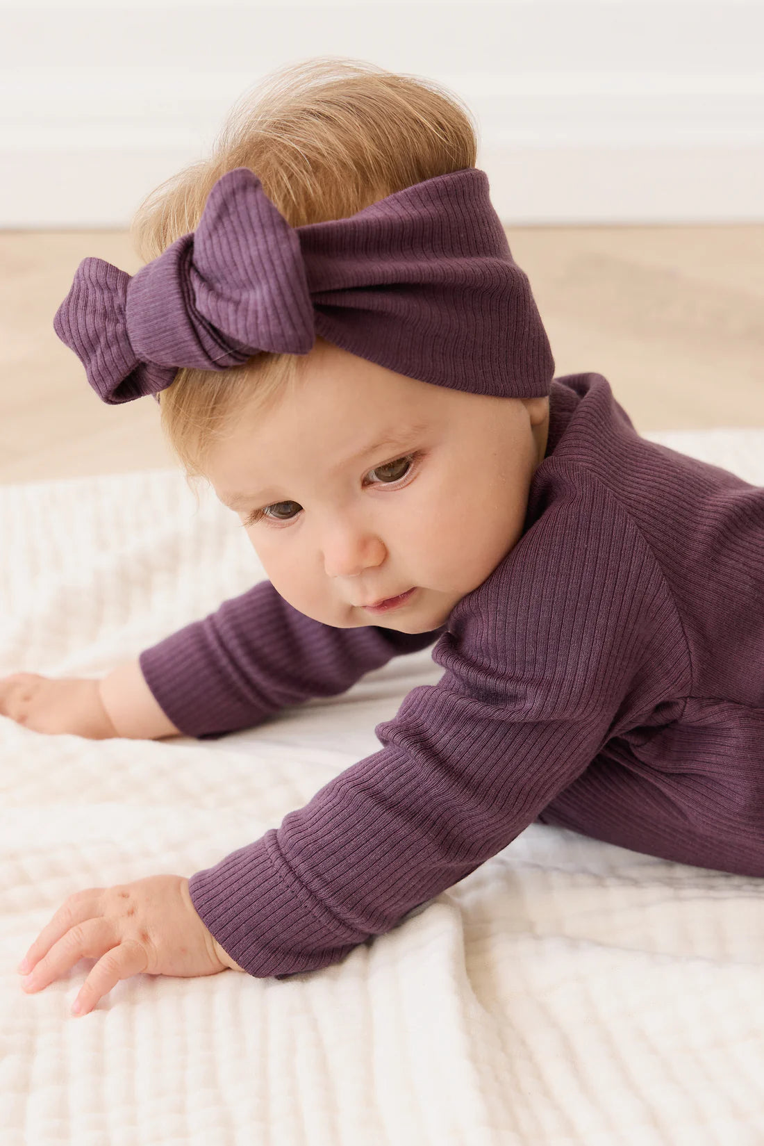 Modal Lilian Headband | Blackberry