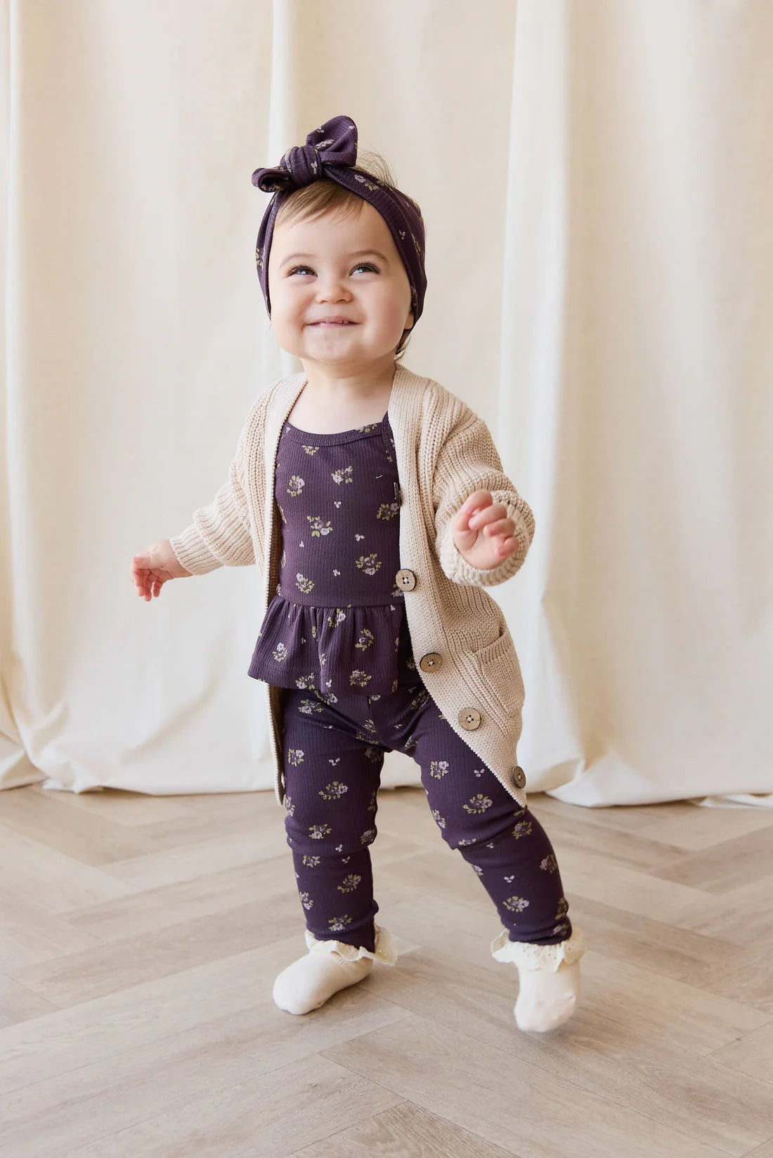 Fine Rib Legging | Simone Huckleberry