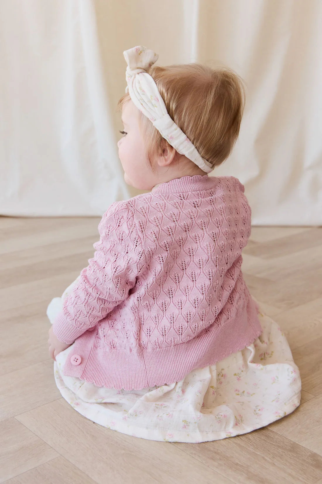 Magnolia Cardigan | Sweet Pink Marle