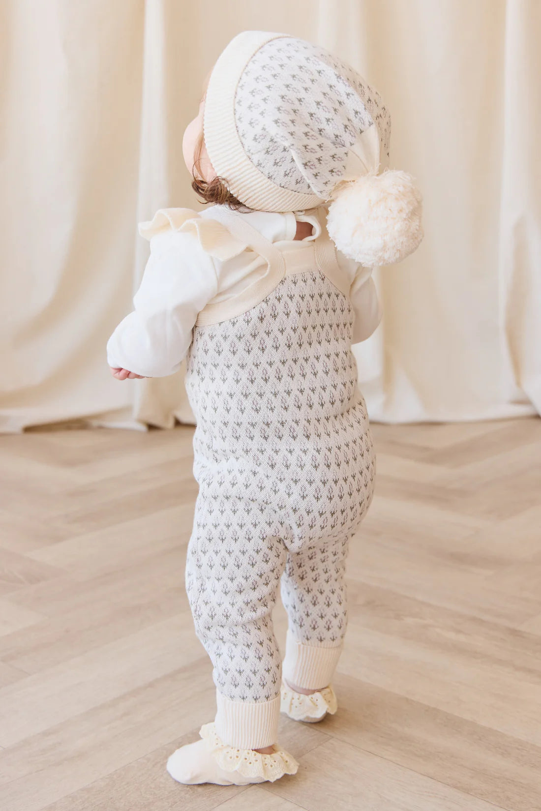 Savannah Jacquard Onepiece | Sheer Pink