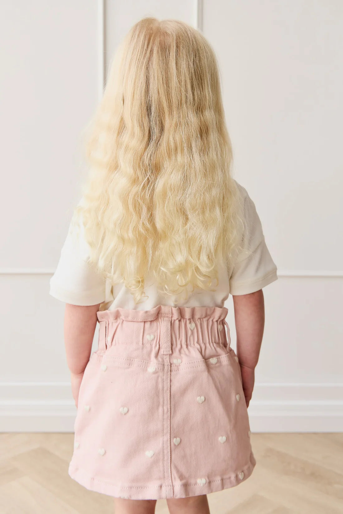 Briella Skirt | Petite Heart Peach