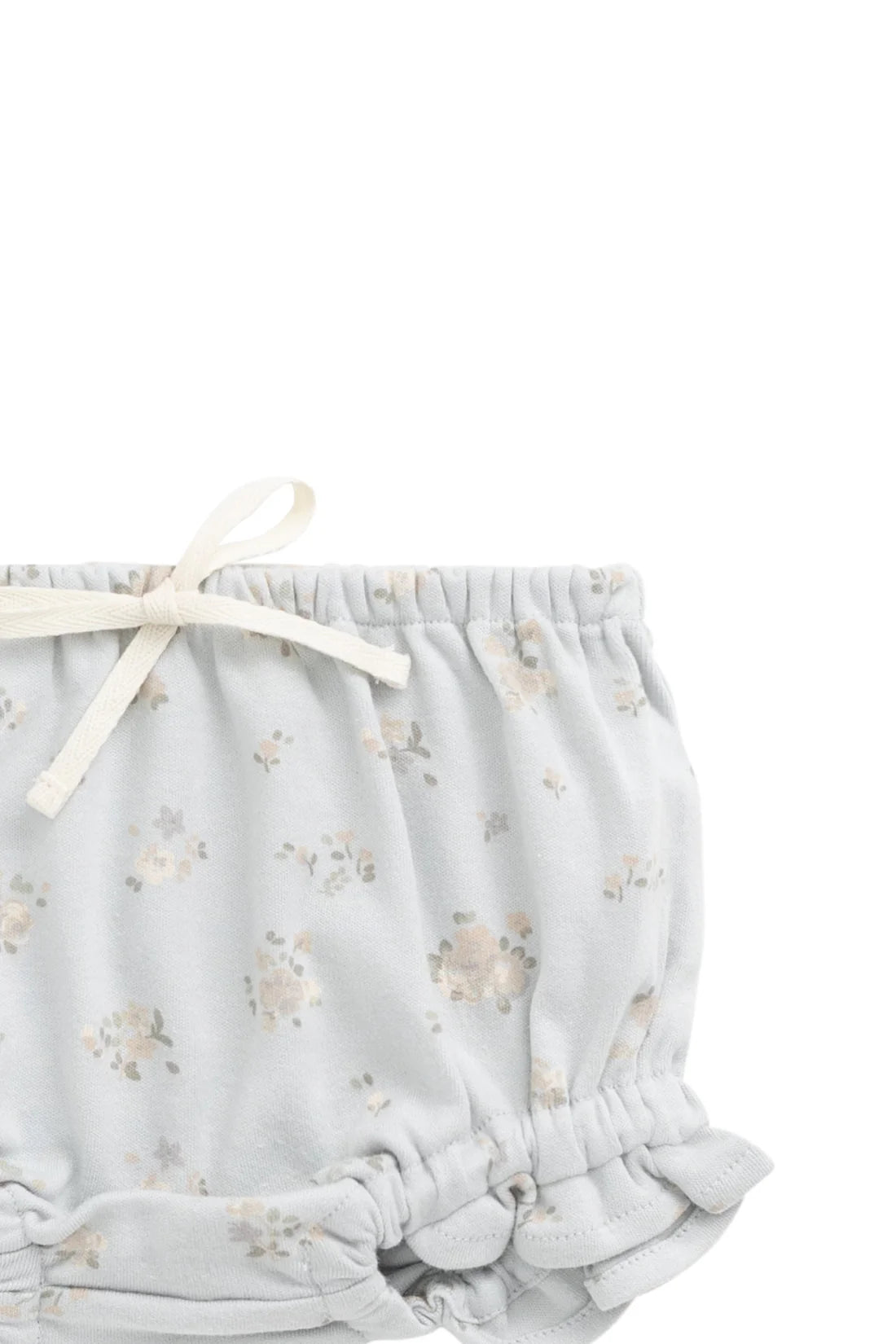 Organic Cotton Frill Bloomer | Petite Fleur Blue