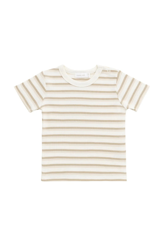 Pima Cotton Willem Tee | Sundrenched Stripe