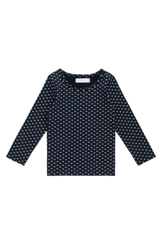 Long Sleeve Top | Lisa Petite Indigo