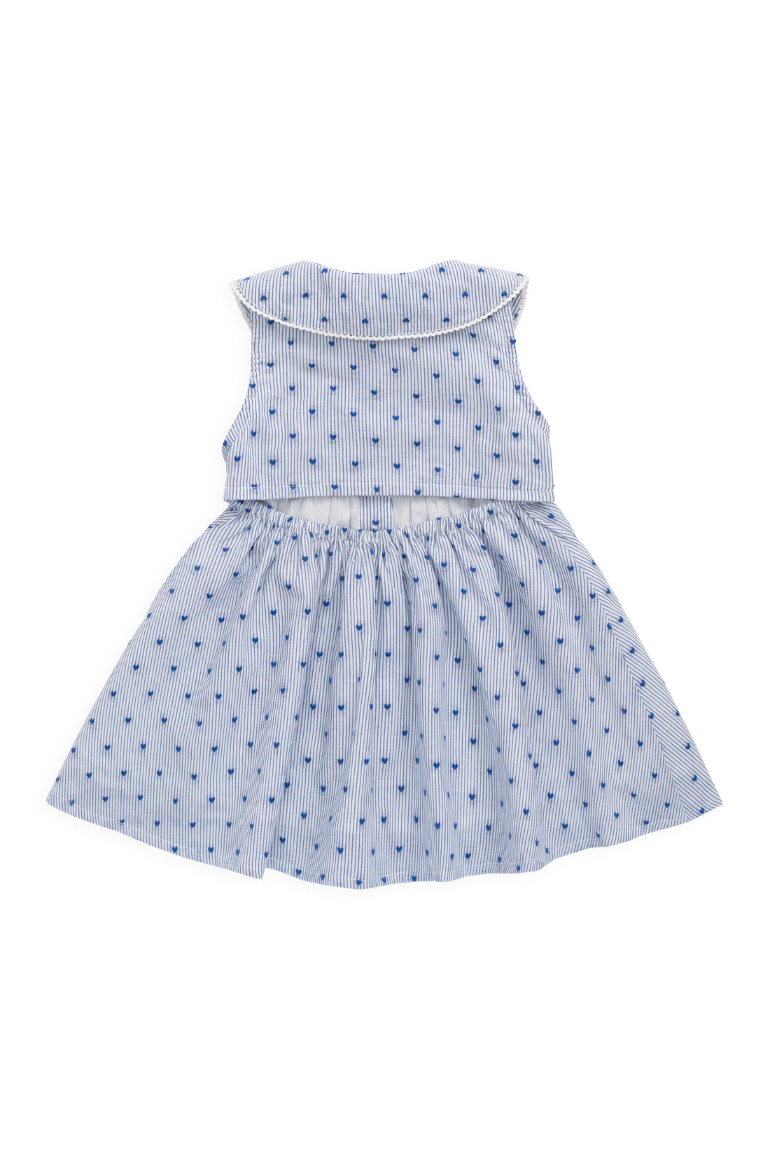Wisteria Dress | Mon Amour Stripe Indigo Mon Amour Blue Hearts & Stripes