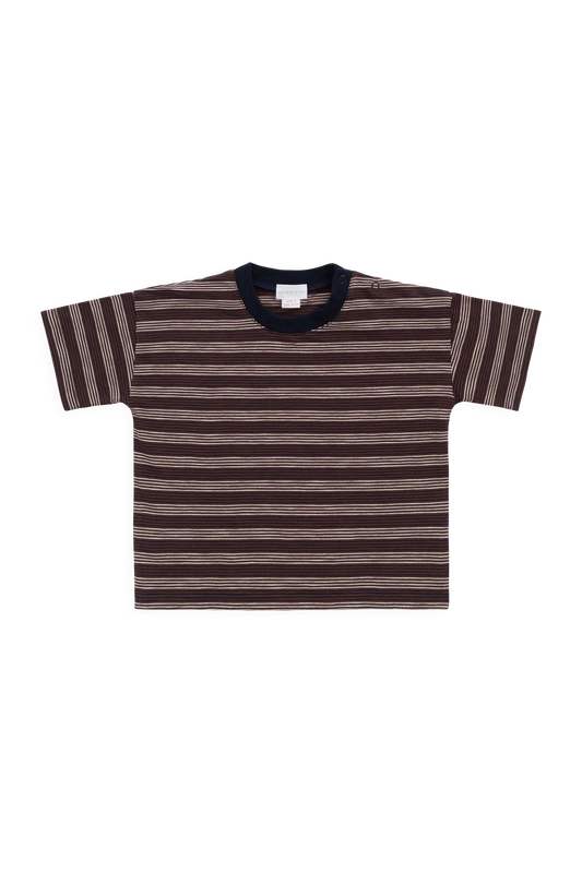 Slub Cotton Iver Tee | Regal Stripe