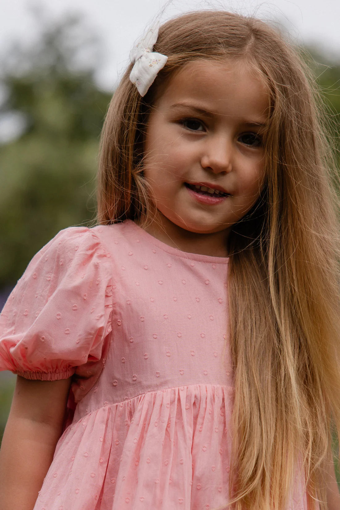Frannie Dress | Swiss Pink
