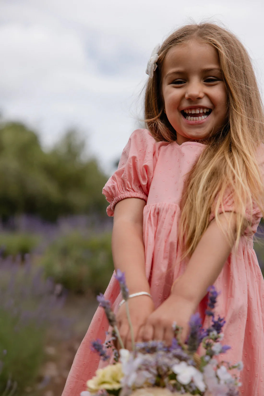 Frannie Dress | Swiss Pink