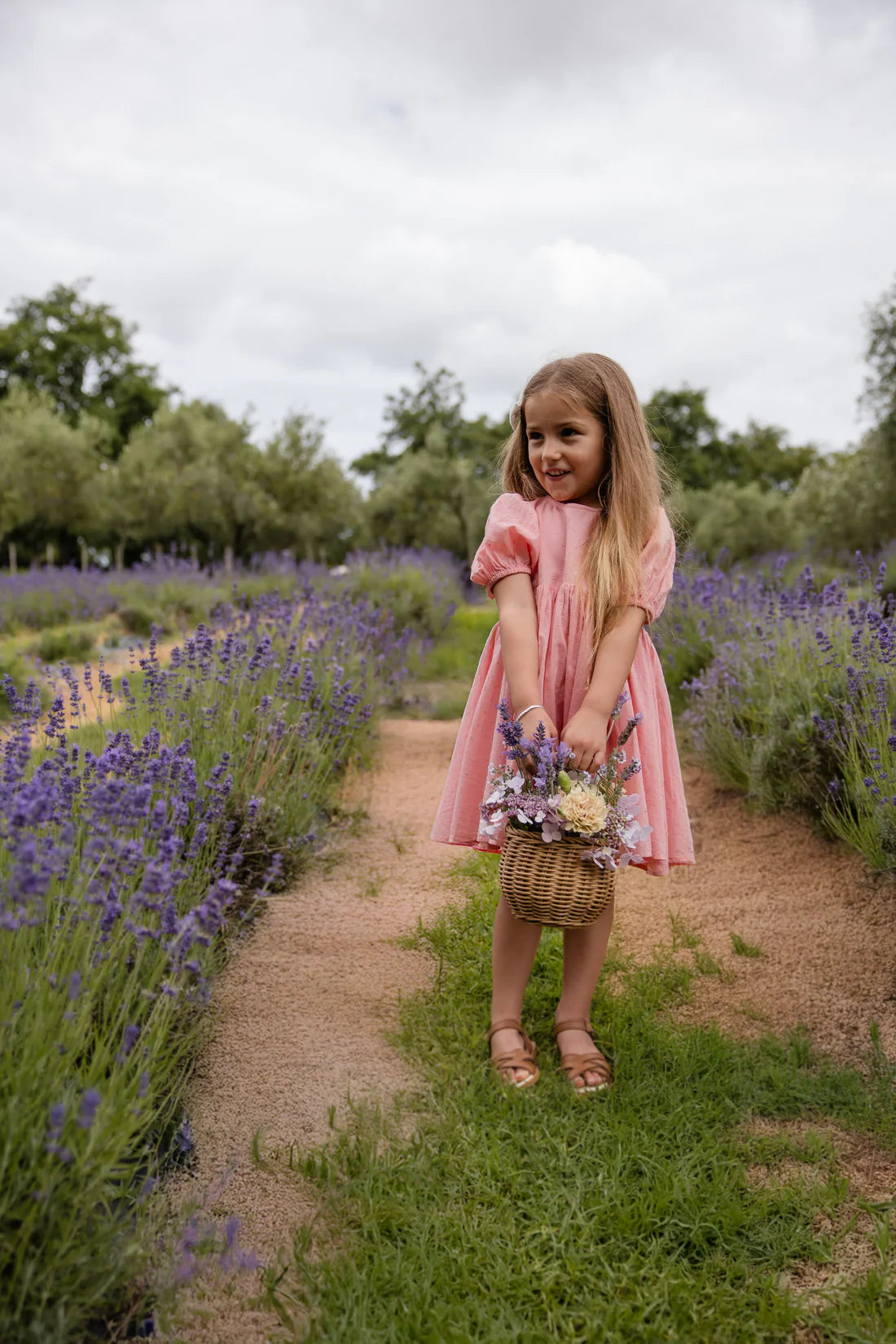 Frannie Dress | Swiss Pink