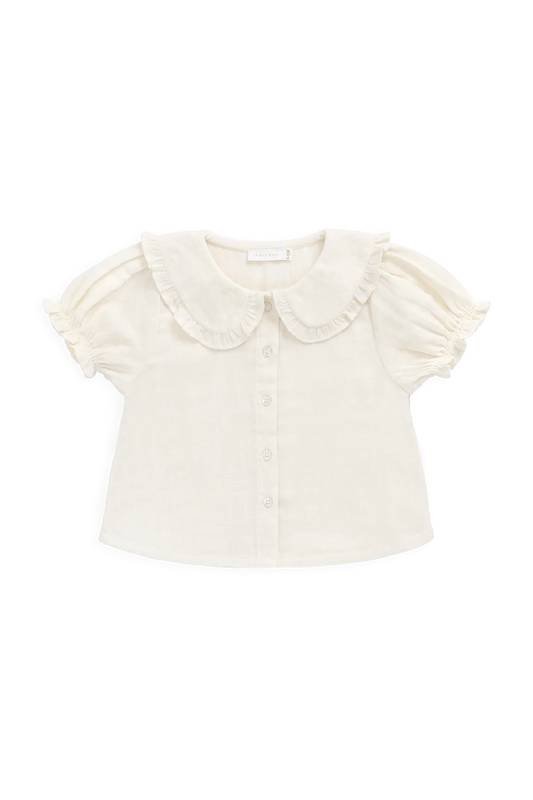 Muslin Bowie Blouse | Parchment