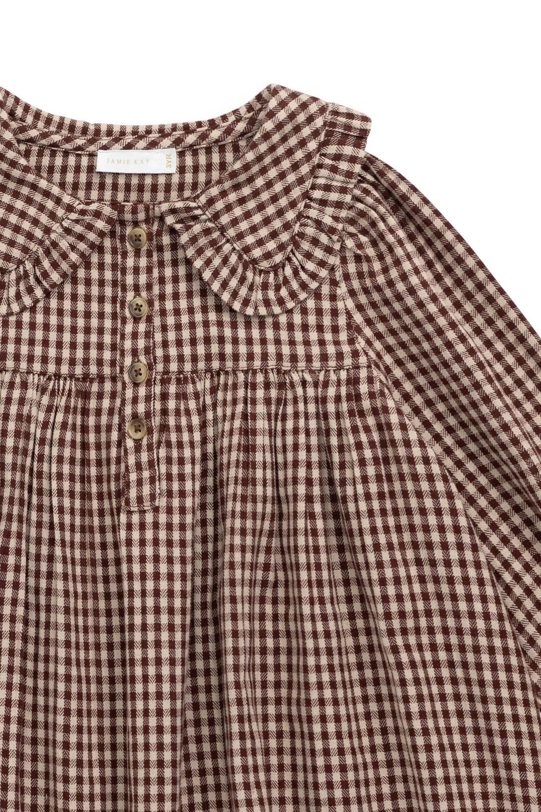 Ira Dress | Cinnamon Gingham