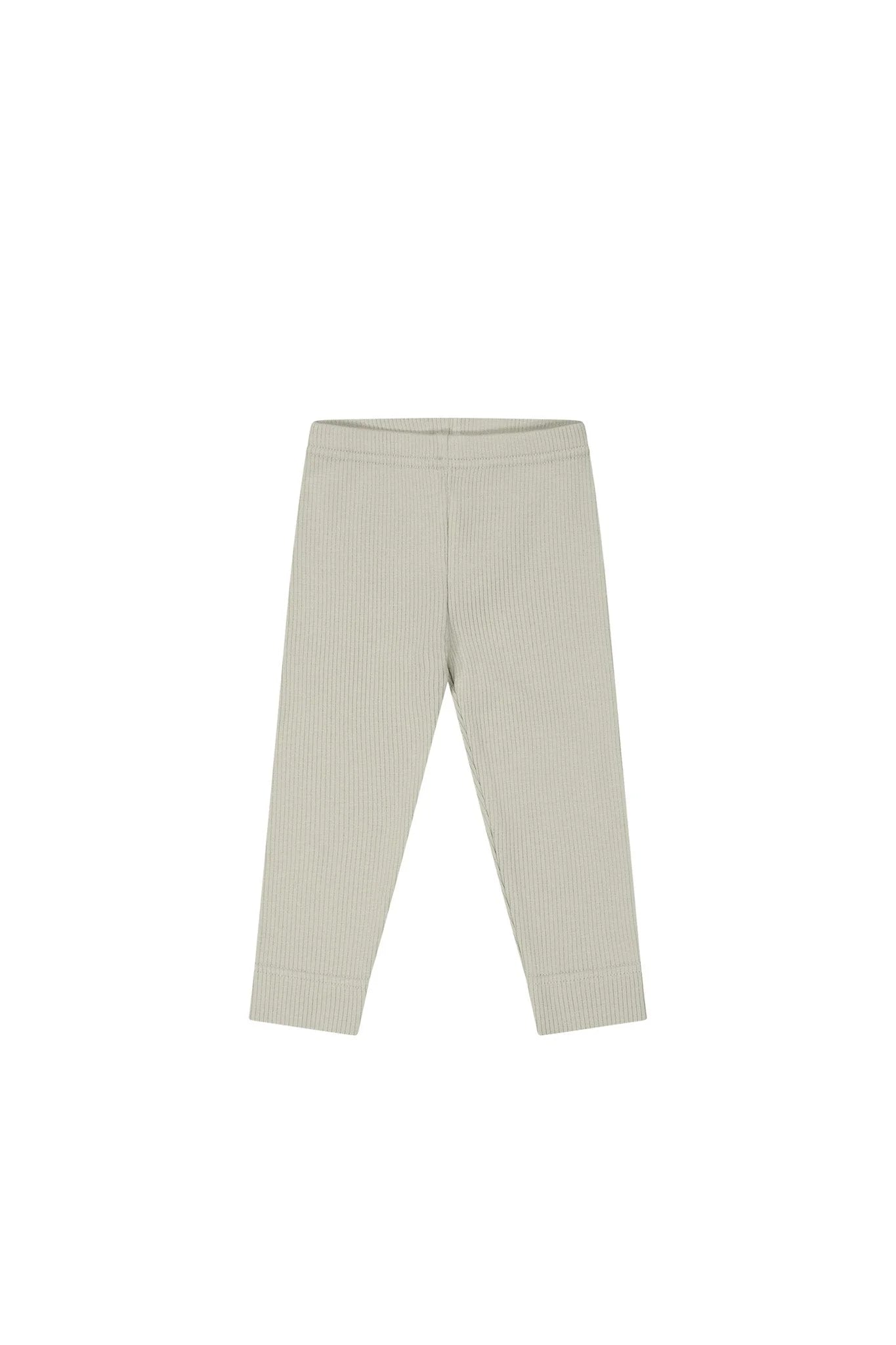 Organic Cotton Fine Rib Legging | Mist