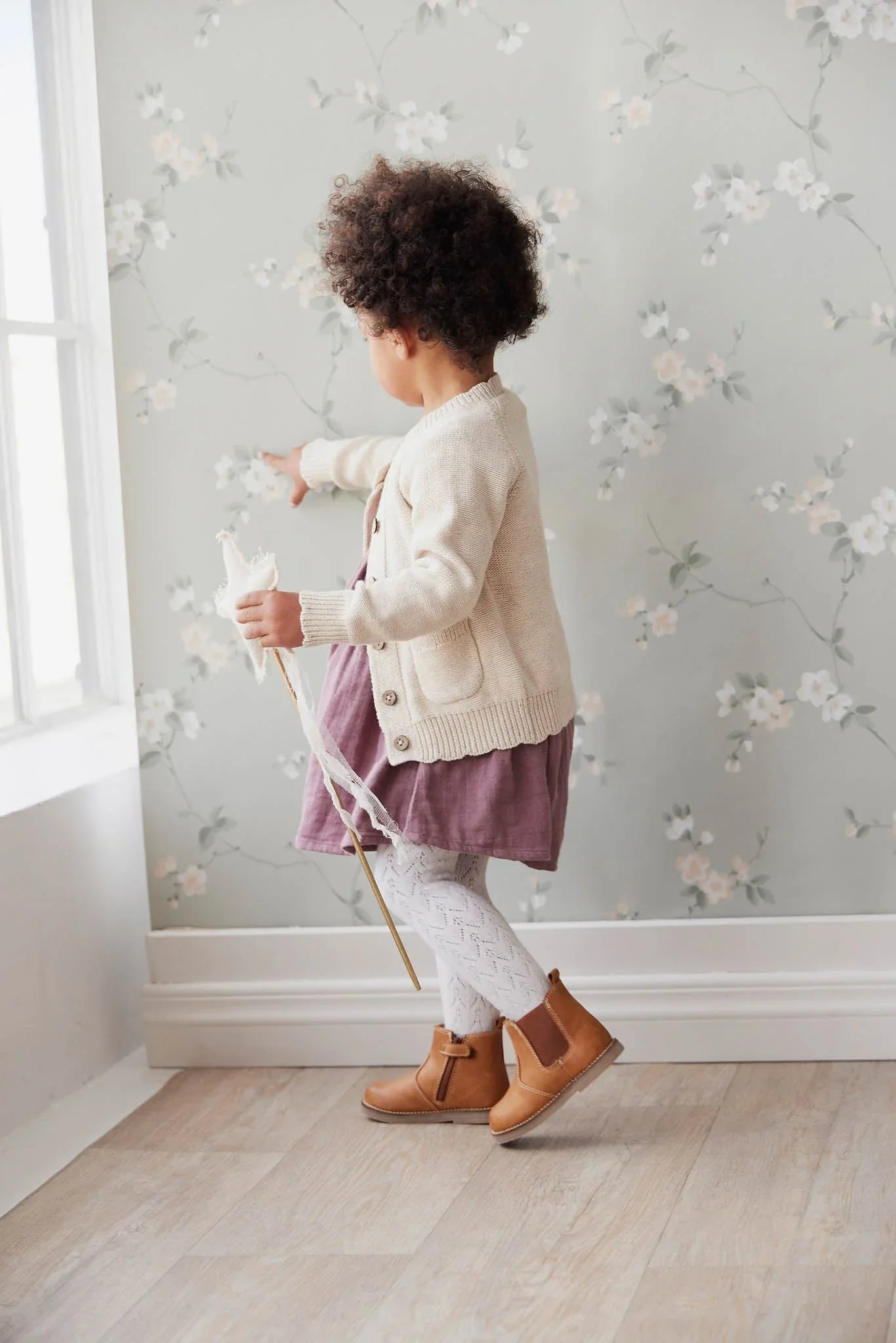 Zoe Cardigan | Light Oatmeal Marle